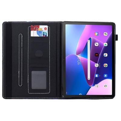 Pentru Lenovo Tab M10 (Generația a 3-a) Husă cu Imprimeu, Suport Card, Piele, Suport Tabletă