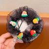 Korean Style Ballet Hair Net Fashion Headwear Girl Bun Cover Snood Sweet Elastic Hair Net  Children