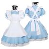 In Alice Wonderland Costume Halloween Maid Kids Lolita Fancy Dress Cosplay