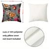 Colorful Roses Floral Pattern Decorative Throw Pillow Cover 2D Printed Polyester Sofa Cushion Case For Modern Home Decor