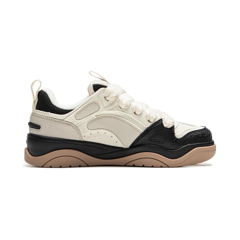 Li Ning Journey 2.0 V2 Casual Fashion Versatile Thick Sole Slimming Bread Shoes Non-Slip Shock Absorbing Height Increasing Low-Top Sneakers AGCU362-1