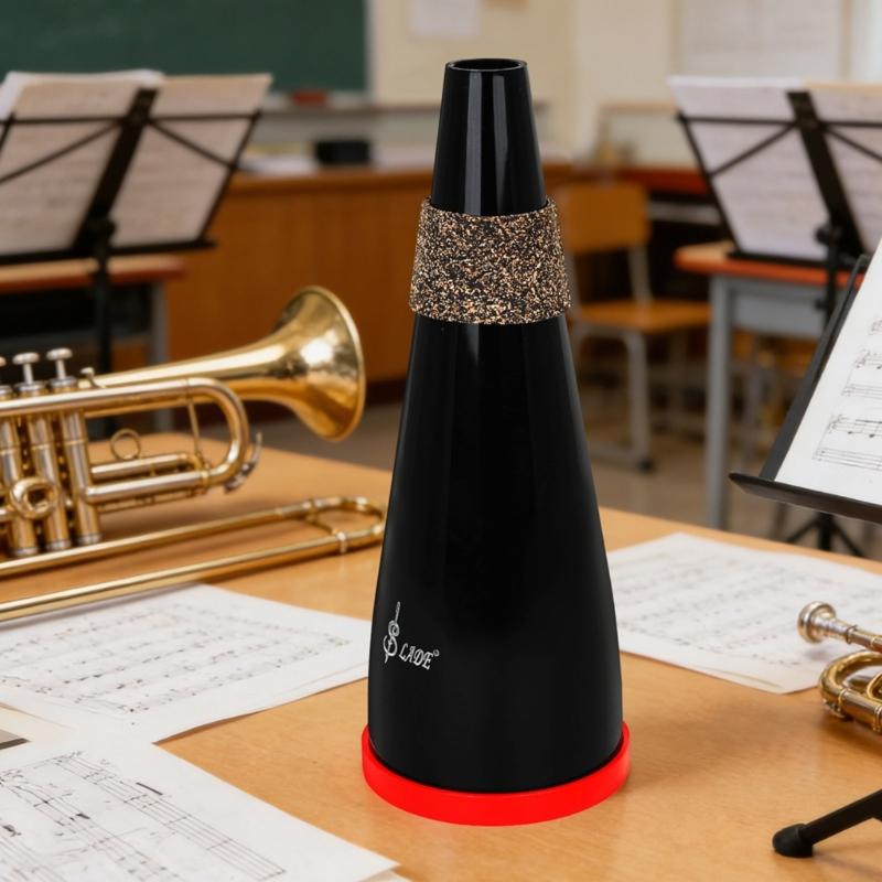 Sordina Silenziatore per Tromba, Sordina Silenziatore Leggera per Strumento per Esercitazione con Tappo in Gomma per Principianti e Studenti