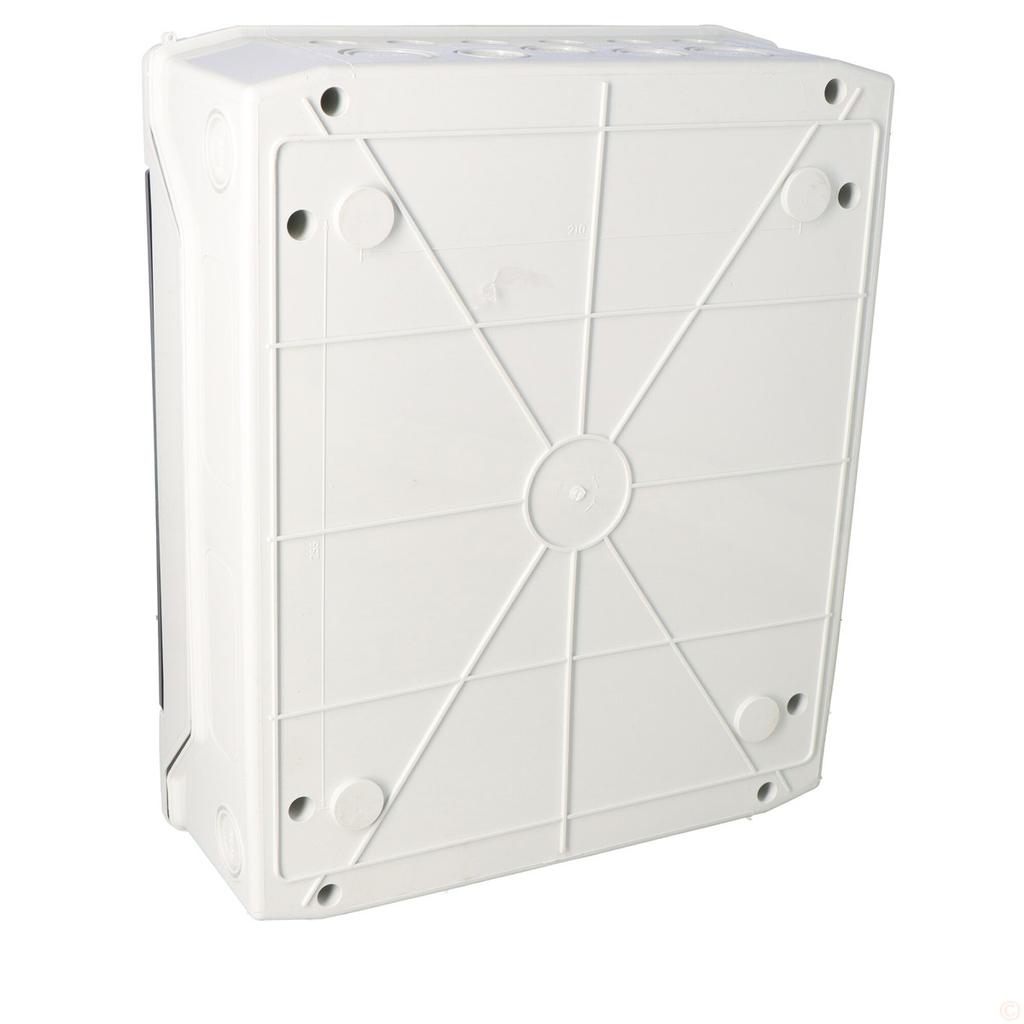 Surface-mounted distribution board ECH-24PT- 24 modules, transparent door, IP65 1500V