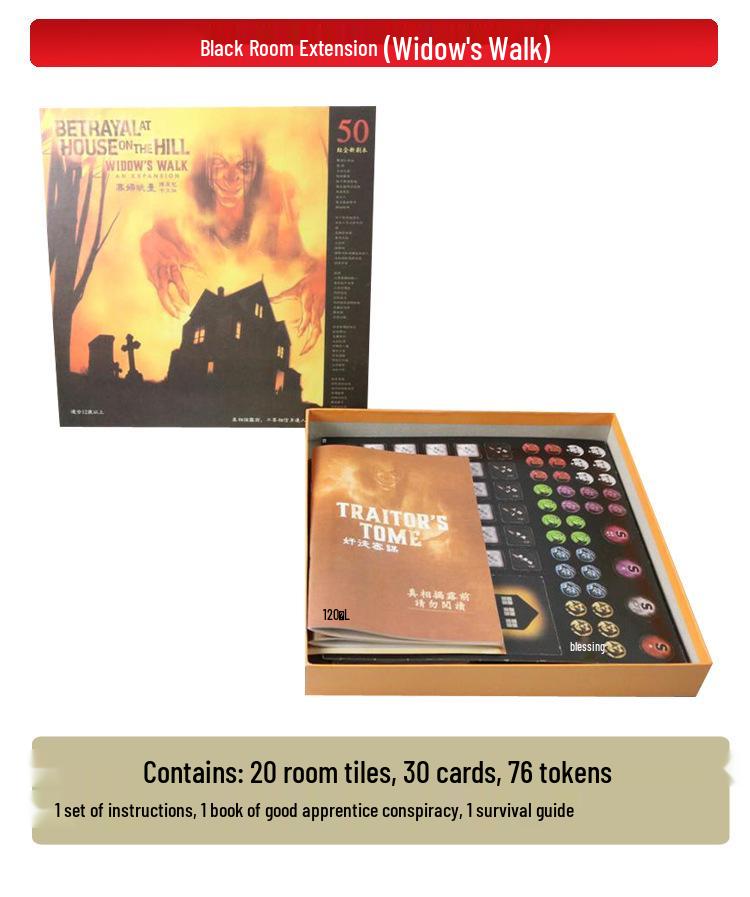 Espansione Stanza Oscura: Betrayal at House on the Hill - Include Miniature Colorate e Torre dei Dadi per Tutti gli Scenari