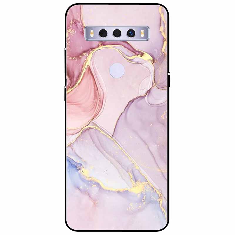 Case For TCL 10 SE Cover Marble Soft Silicone Fashion TPU Back Bumpers for TCL 10SE T766U T766H Protective Funda for TCL10SE
