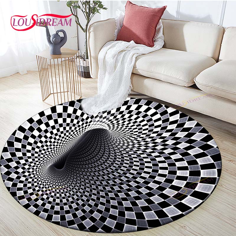 

3D Creative Pattern Printed Doormat Anti-Slip Carpet for Home Living Room Kitchen Mat Machine Washable Rug Indoor/Outdoor Decor 60cm
