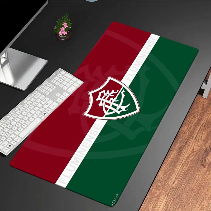 Fluminense Fc Crest mouse pad, rubber base, esports desk mat, mouse pad for gamers and office use, gaming desk , easy to clean mat