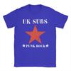 UK SUBS PUNK ROCK T Shirt Unisex 100 Cotton Humorous TShirt Round Neck  Tees Short Sleeve Clothes Plus Size