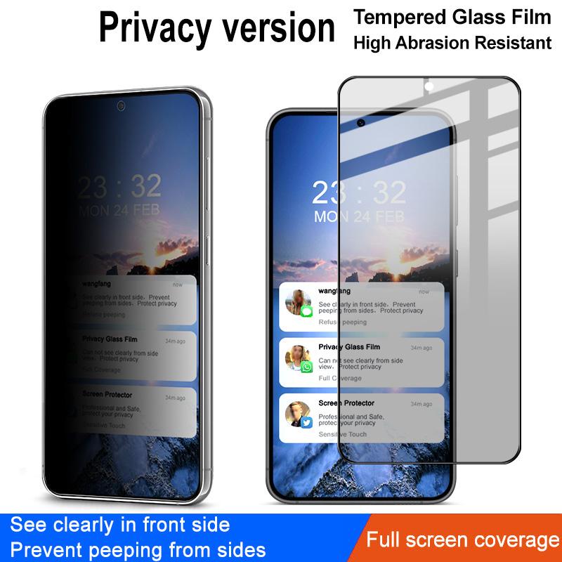 

IMAK For Samsung Galaxy S23/S22 5G Tempered Glass Screen Film Anti-Spy Phone Screen Protector (Fingerprint Unlock Version) Type A