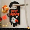 Kürbis-Türknaufhänger als Halloween-Dekoration