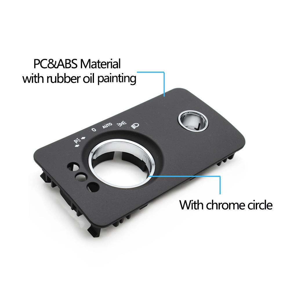 Tabloul de bord al mașinii comutator de comandă a farurilor pentru acoperirea panoului pentru Mercedes Benz W251 R-Class R280 R300 R350 R400 R500