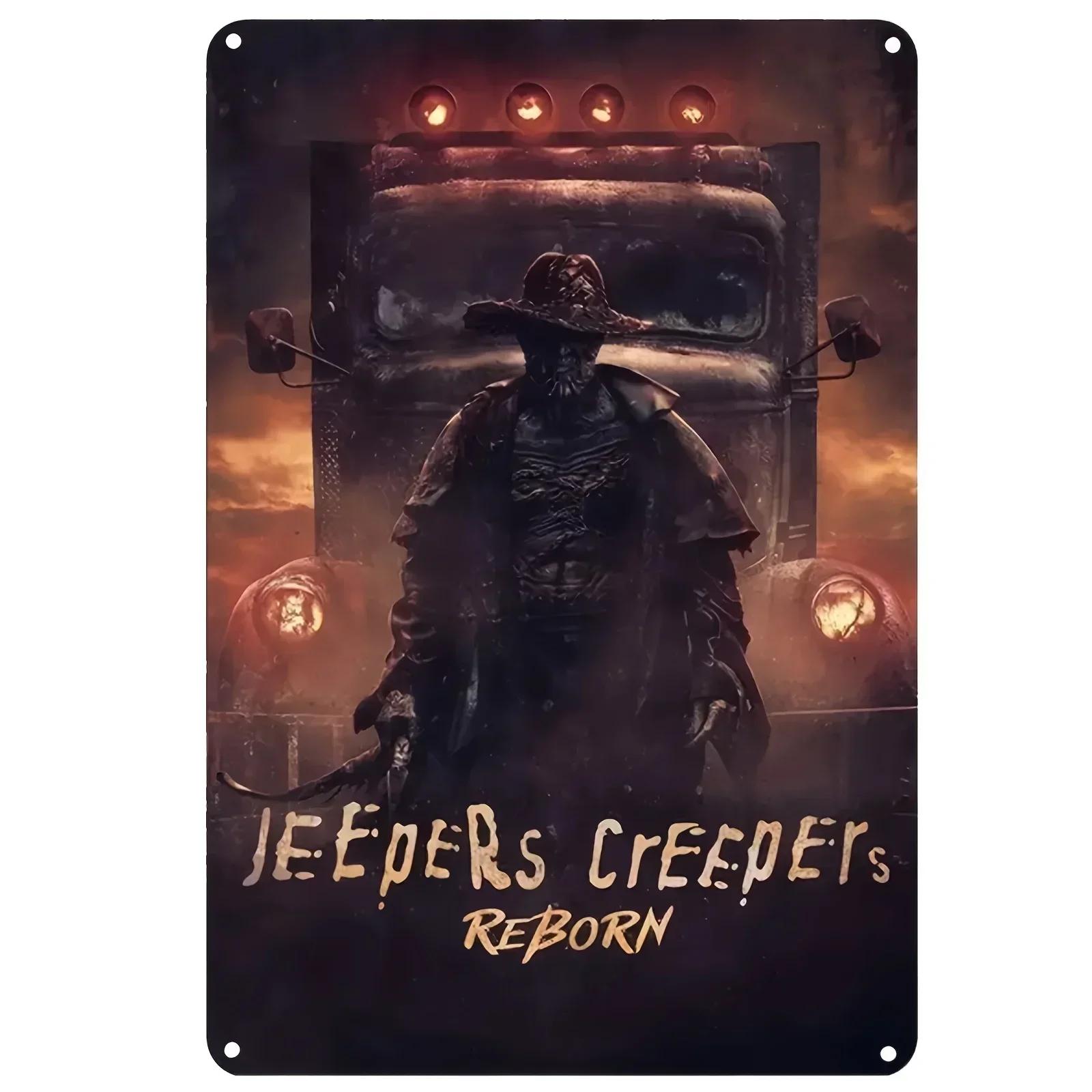 

HorrorMovieHalloweenSign 1 шт. Металлическая вывеска на Хэллоуин Тема фильмов ужасов Потертая Железная Живопись Оловянная вывеска Мужская комната Домашний Настенный Декор 20x30cm