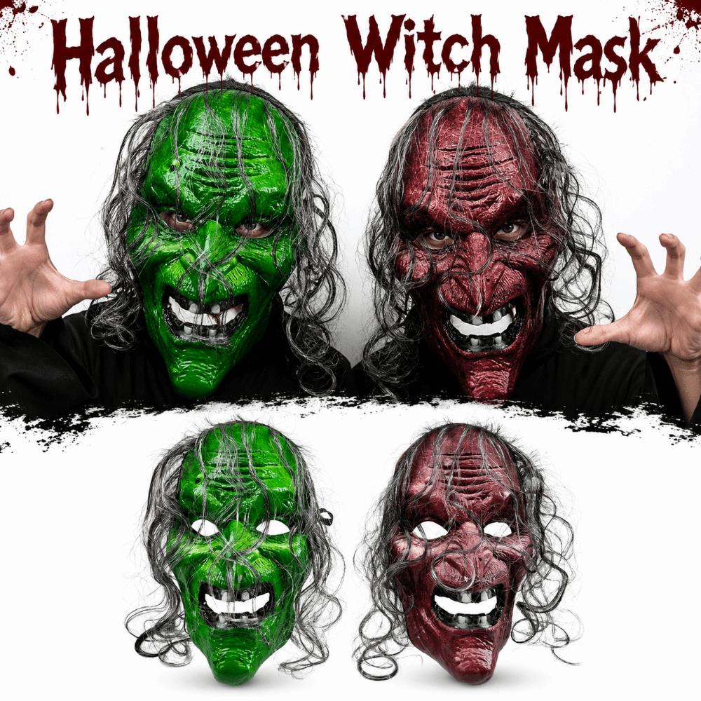 Creativity Scary Witch Mask Spooky Terrifying Cosplay Mask Full Face Mask  Carnival Party