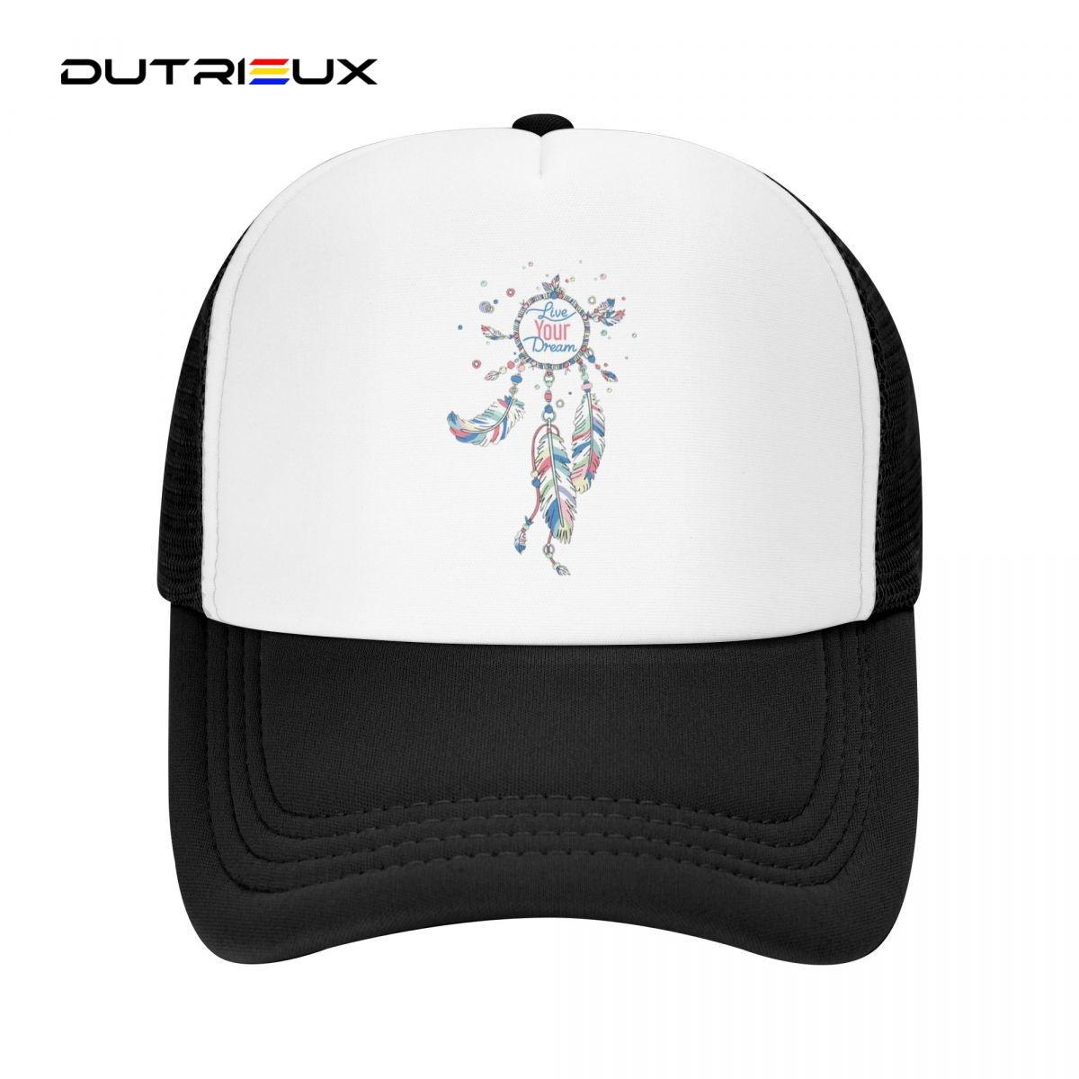 

Dream Catcher Unisex Cap Casual Plain Baseball Cap Adjustable Snapback Trucker Hats For Women Unisex