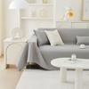 Teddy Velvet Waterproof and Anti Slip Solid Color Minimalist Sofa Cover Cloth Full Cover Cloth Winter Living Room Fabric Blanket