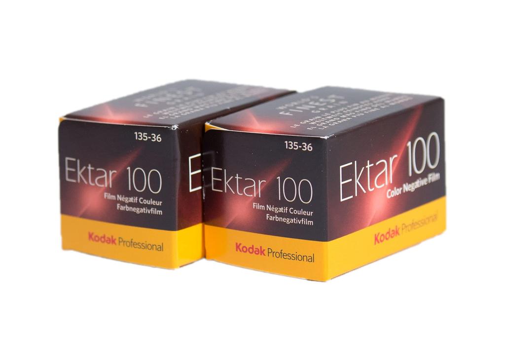 Kodak Color Negative Film Ector 100 35mm 36 Shots 2 Pack