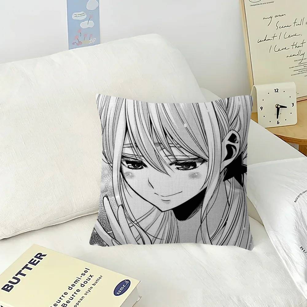 Anime citrus girl  Pillow Cushion Cover Pillowcase Living Room Sofa Home Decor Customized