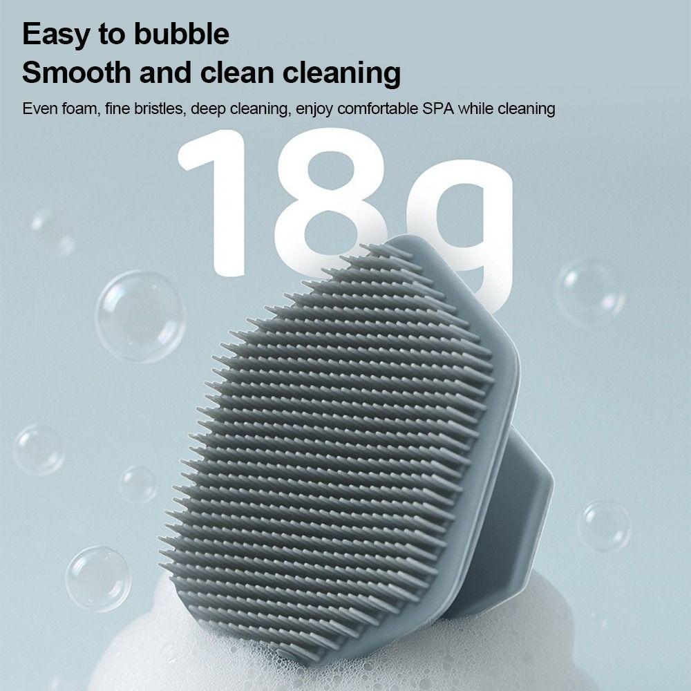Mini Facial Cleaning Brush Silicone Manual Face Exfoliator Exfoliating Brush Facial Care
