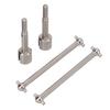 Rear Drive Shaft Solid Axle RC Stainless Steel Rear Axle Drive Shaft Suitable for Remote Control Enthusiasts