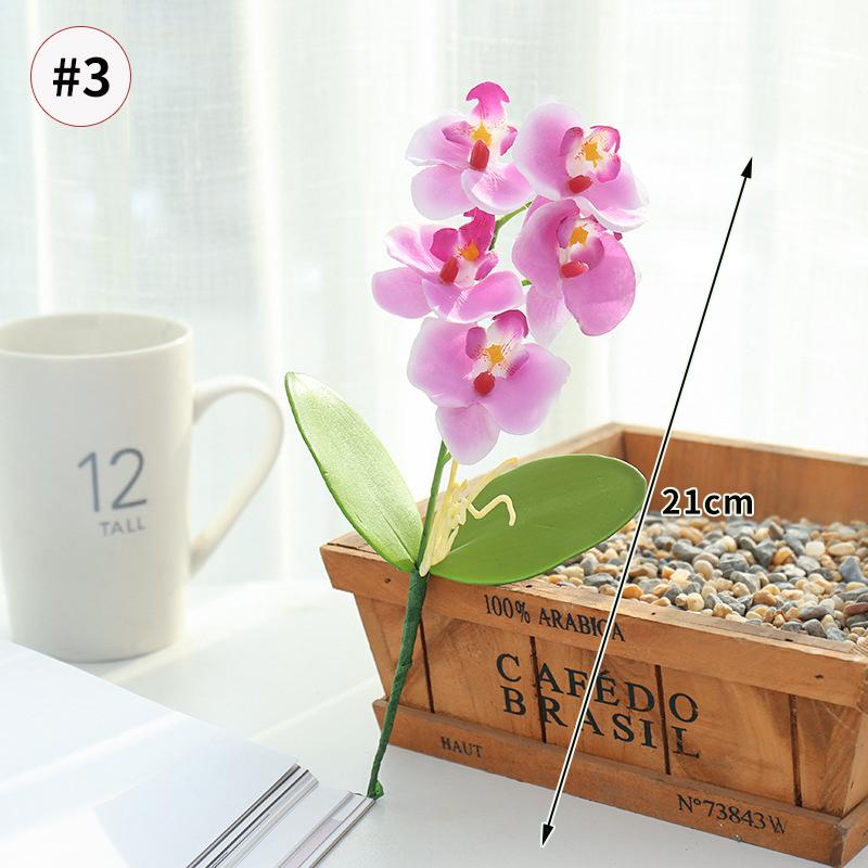 Artificial Flower Potted Simulation Butterfly Orchid Wintersweet Bonsai Home Decoration Simulated Flower Fake Potted Plants