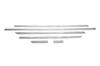 Door Molding (6 Parts, Stainless Steel) Long, 2 Side Doors for Mercedes Vito/V-class W447 2014-