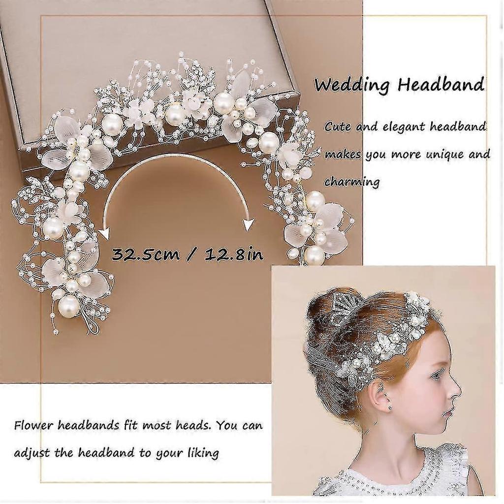 Wedding Hair Accessories, Communion Girls, Bridal Hair Accessories, Hair Accessories, Flowers, For Wedding(white)