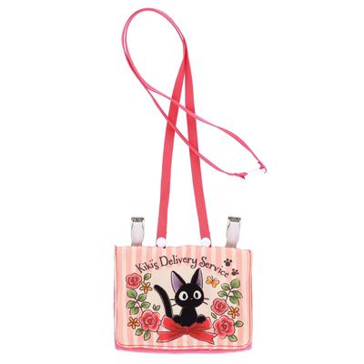 Marushin Pocket Travel Clip Studio Ghibli Delivery Service Flower Elementary 1025009100 Pouch, Pouch, Pouch, Kiki's Jiji, Season, Kindergarten,