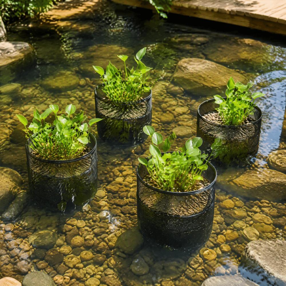 7 Inch Aquatic Plant Bags PVC Lily Plant Pots Durable Pond Plant Baskets  Terrestrial Plant