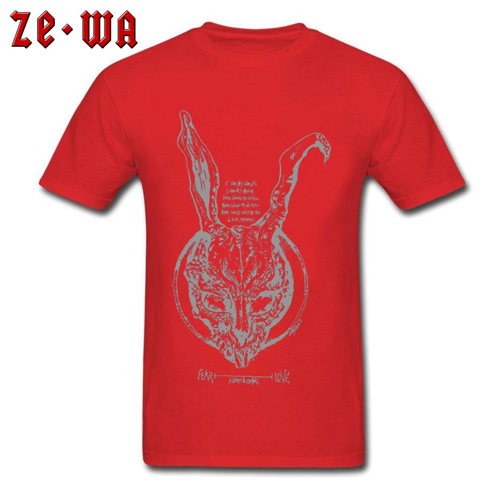 Tshirt Donnie Darko T Shirt Men Black Tshirt Suspicion Science Fiction Tops Tees Tony Vintage Cotton Streetwear Thriller Movie