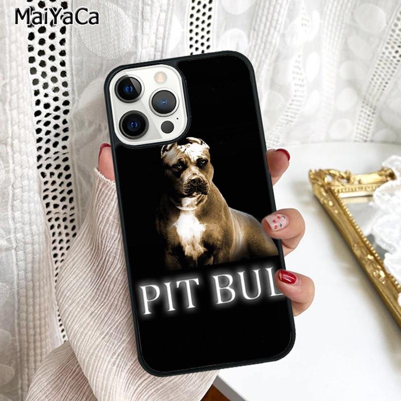 

Pit Bull Lovely Pet Dog Pitbull Phone Case Cover For iPhone 17 Air 16 15 plus 11 12 13 14 pro max shell coque iPhone 11pro max
