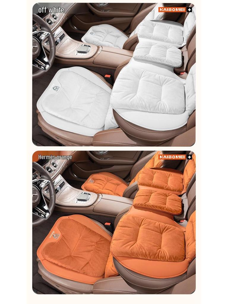 Flannel Lumbar Support Cushion Cover for Baojun 560/730/510/310/KiWi RC3 Car Seats