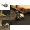 Copper Insect Sculpture With Snail Motif For Desktop Decoration And Gift Giving