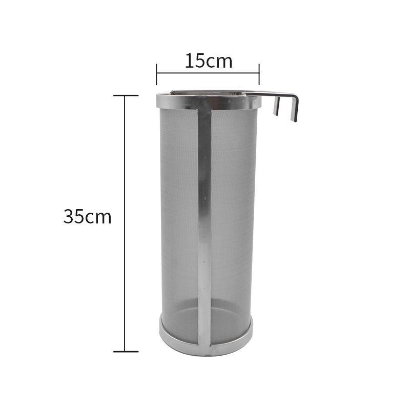 304 Stainless Steel Beer Hop Filter Barrel - Home Brewing Mesh Tube for Impurity Filtration
