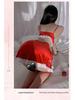 Zongqu Velvet Christmas Lingerie Set - Passion 8035: Sexy & Cute Holiday Role Play