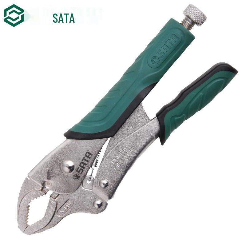 SATA 71002 10-inch Curved Jaw Locking Pliers
