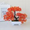 Plumosus Apargus Baker Plastic Faux Bonsai For Indoor Decoration Tabletop