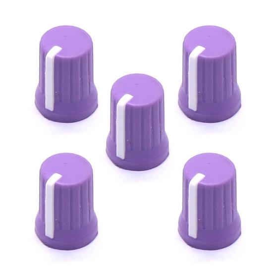 5 Stücke Universal EQ Drehknopf Ersatz Verschleißfest Mini Größe Einfache Installation Equalizer Potentiometer Fader Knöpfe