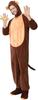 Cute Monkey Cosplay Costume Adult Animal Stage Party Fluffy Flannel Winter Warm for Indoor Cold Unisex [fanituhan] Set, Pajamas, Kigurumi, Costume,