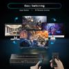 4k120Hz Hdmi2.1 Switch USB-C DP 4 in 1 OUT HDCP 2.3  4-Port HDMI Switcher with Audio Extractor Vision Remote Control