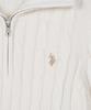 USPOLOASSN Cable Half-Zip Knit_Ivory