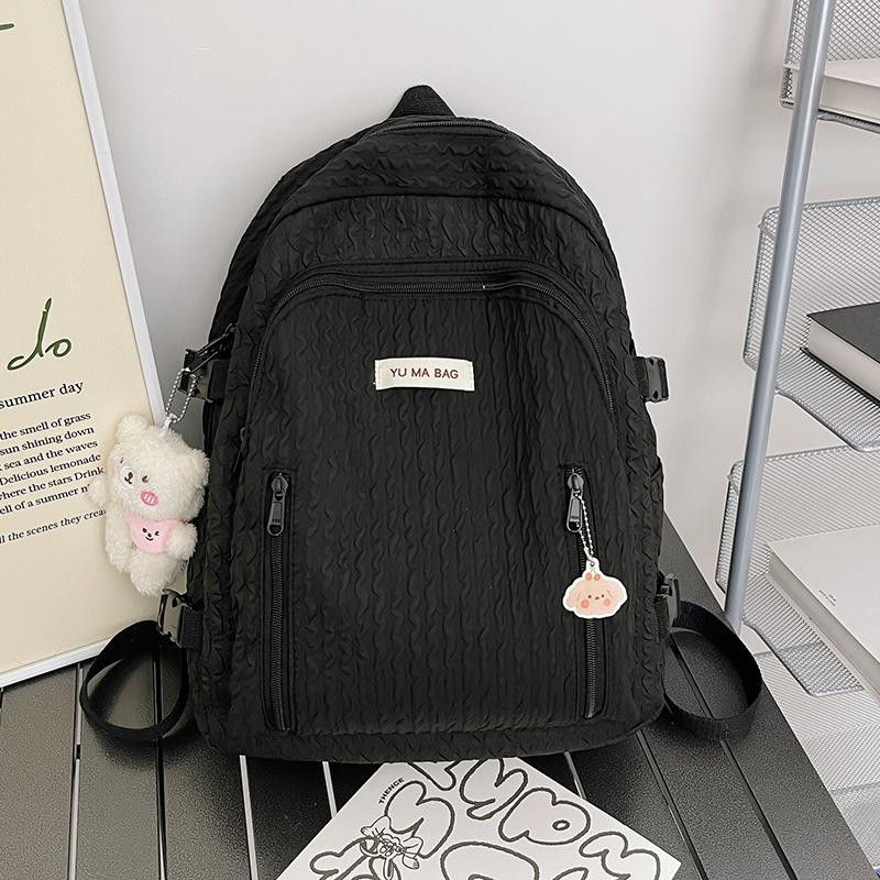 Schoolbag Japanese Ins Girl Schoolbag, Korean Version of Small Fresh Junior High School Student Cute Soft Sister Backpack Female High School Student