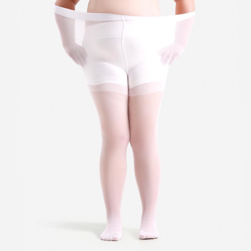 Plus Size 4Xl Women'S Pantyhose Seamless Tights With Non-Slip Waist One-Line Crotch Stockings 150Kg Body Russia Women'S Clothing