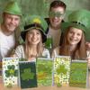 8pcs St Patricks Day Spiral Notebook Pocket Mini Notepad Shamrock Memo Pad For Office School Student Gift Use
