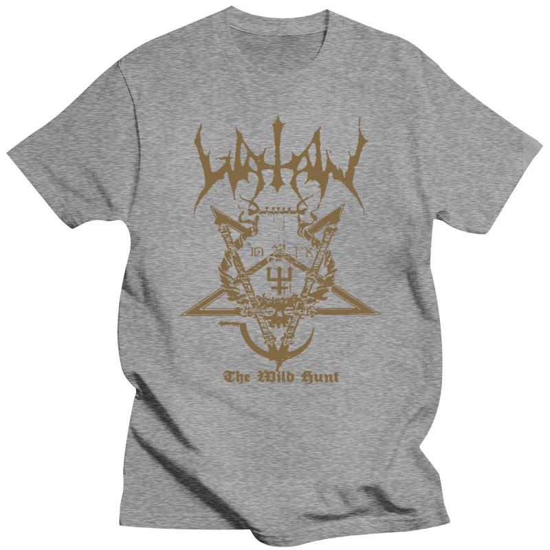 Unisexs Watain Metal Band Wild Hunt Logo T Shirt S