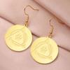 LIKGREAT Wolf Claw Earrings for Women Stainless Steel Therian Medallion Pendant Drop Earring Jewelry Gift Wholesale