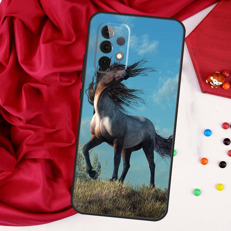 Galloping Horse For Samsung Galaxy A52 A32 A22 A54 A14 A16 A26 A36 A56 A55 A35 A05 A06 A15 A53 A33 A13 Case