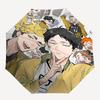 1 Stück Outdoor-Regenschirm mit „Haikyuu!“!""" Merkmale - Automatisches Öffnen/Schließen, Tragbares FaltDesign, 8-Rippen-Eisenrahmen - Perfektes Geschenk für Fans, """