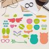 2Pcs 2 Styles Animal Theme Carbon Steel Cutting Dies Stencils for DIY Scrapbooking Photo Album Decorative Embossing Paper Card Owl