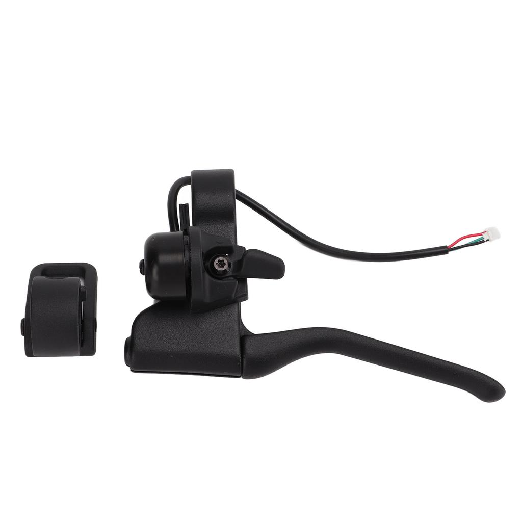 Scooter Brake Lever Black Aluminum Alloy Scooter Handbrake with Bell Folding Buckle for Xiaomi M365 1S PRO PRO2