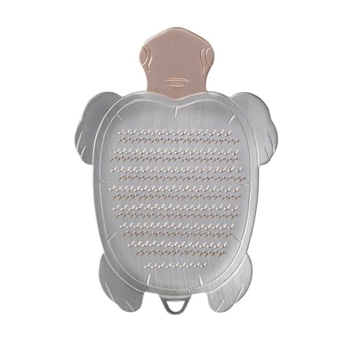 Oya Seisakusho Pure Copper Tabletop Grater, Turtle Shape